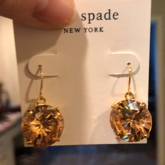 Kate Spade Gold Earrings - Picture 2 of 3